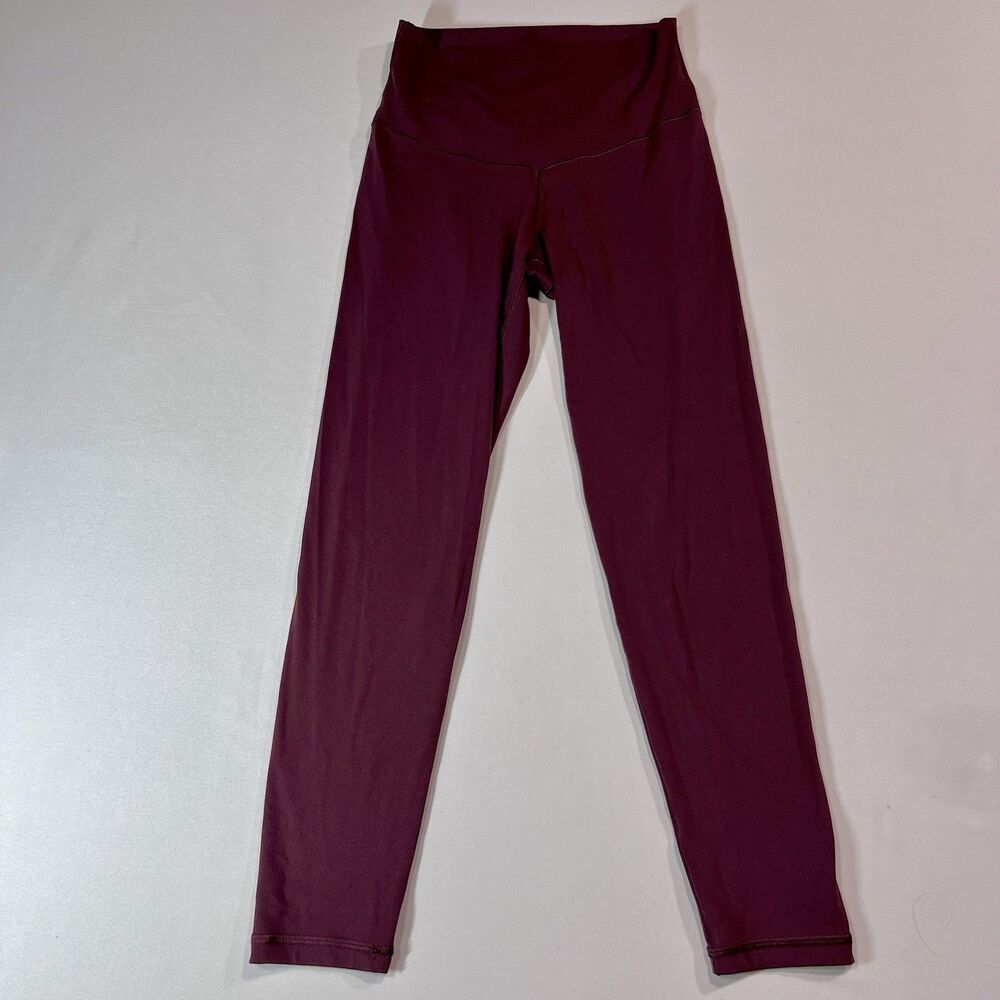 OFFLINE by Aerie Real Me 7/8 Leggings Hi-Rise Burgundy Maroon Size M